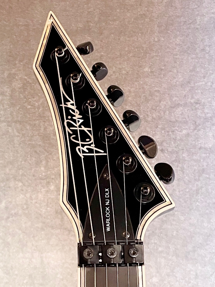 B.C.Rich Warlock NJ Deluxe -Onyx Black- 2008年製【Through
