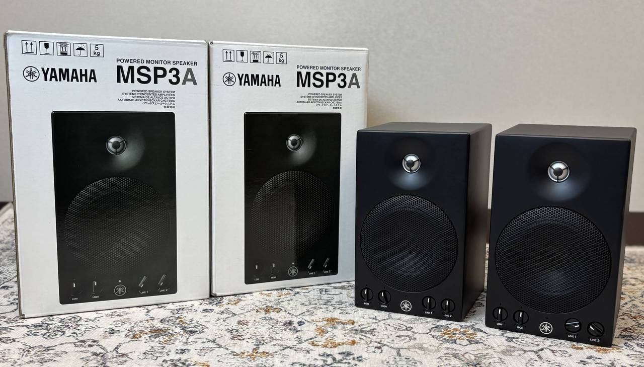 YAMAHA MSP3A パワードモニタースピーカー 2台(ペア) 【展示品現物画像