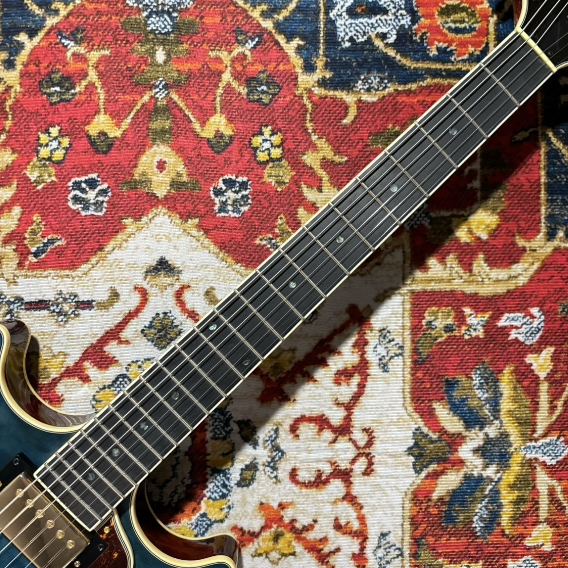 Ibanez AMH90QM TBL フルアコギター（新品/送料無料）【楽器検索