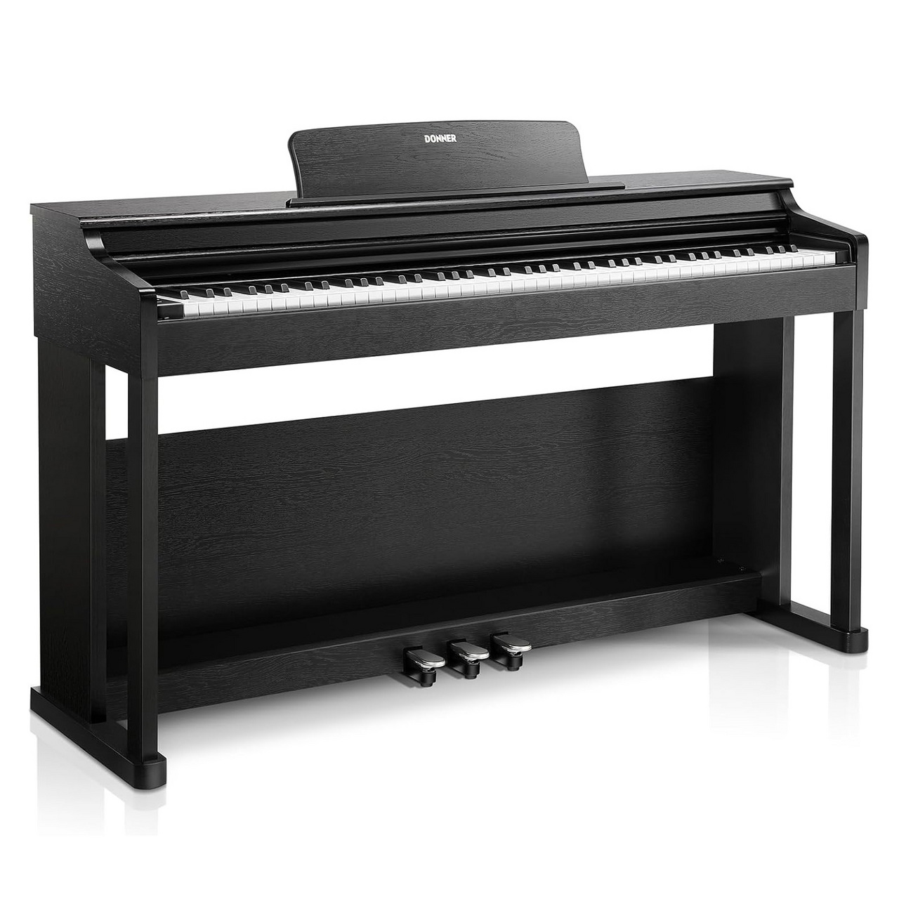 DONNER DDP-100 Black 電子ピアノ スタンド一体型 木製 【お客様 