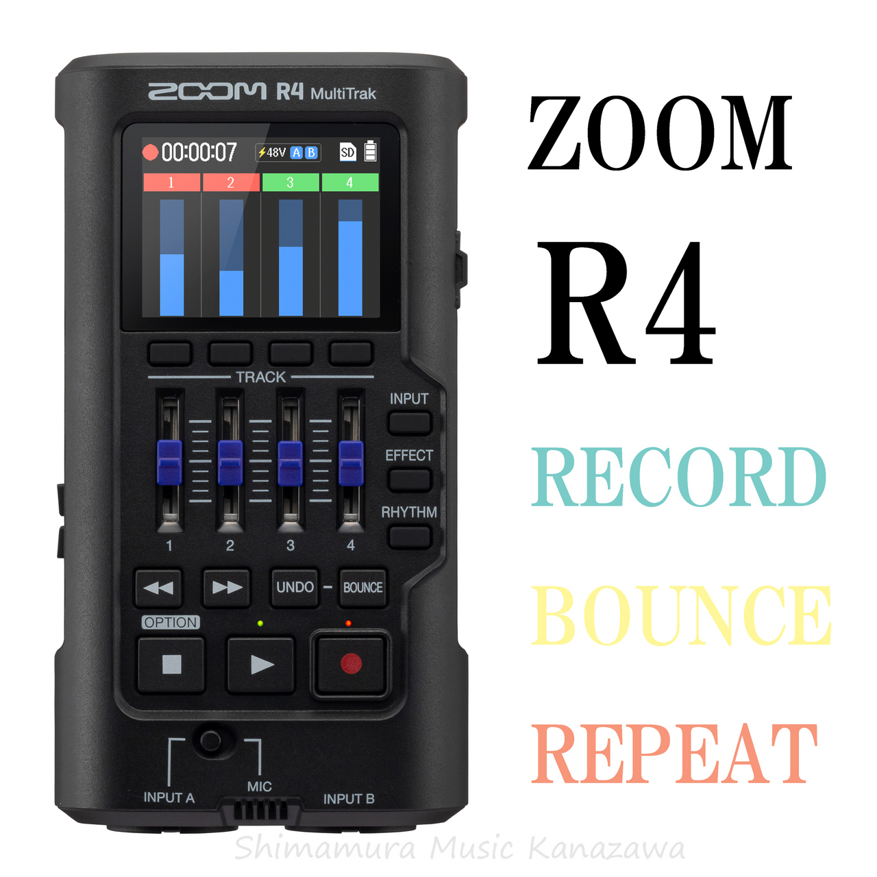 ZOOM R4 Portable Multi Trak Recorder 【1台 - 在庫有り】（新品