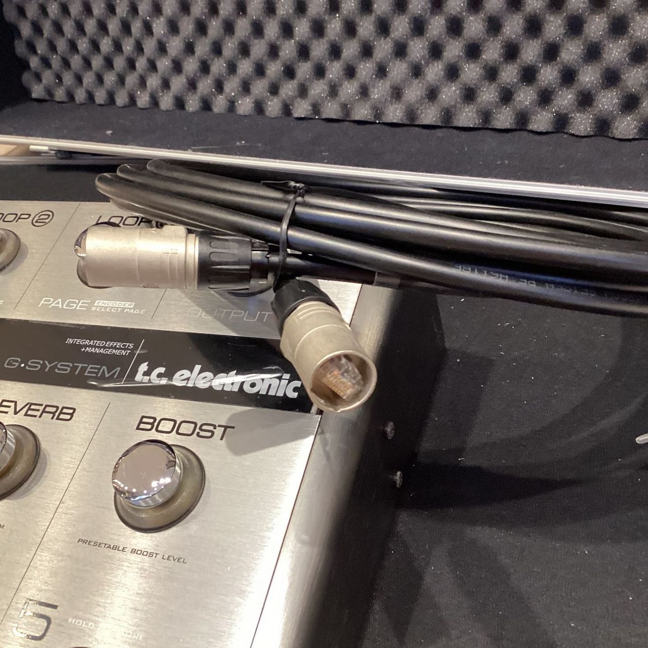 TC Electronic G-SYSTEM (ハードケース付き) t.c. electronic G-System with Patch Cable & Case Set 中古