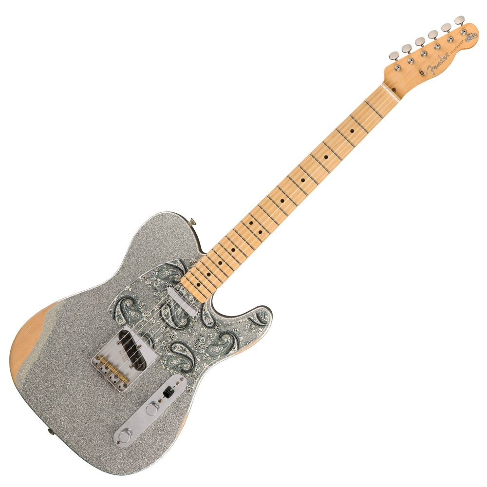 Fender フェンダー Brad Paisley Road Worn Telecaster MN SLV SPKL