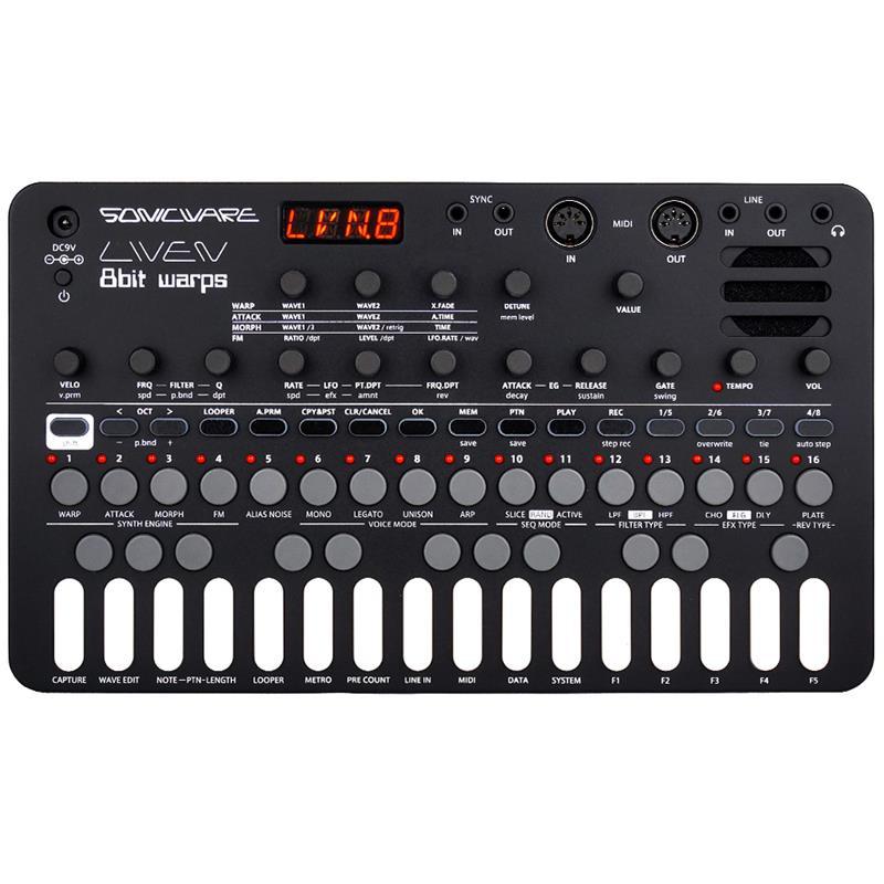 SONICWARE LIVEN 8bit warps ソニックウェア 8ビット・シンセサイザー