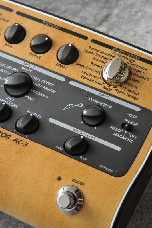 ZOOM AC-3 Acoustic Creator AC3 (アコースティックギター用DI ...