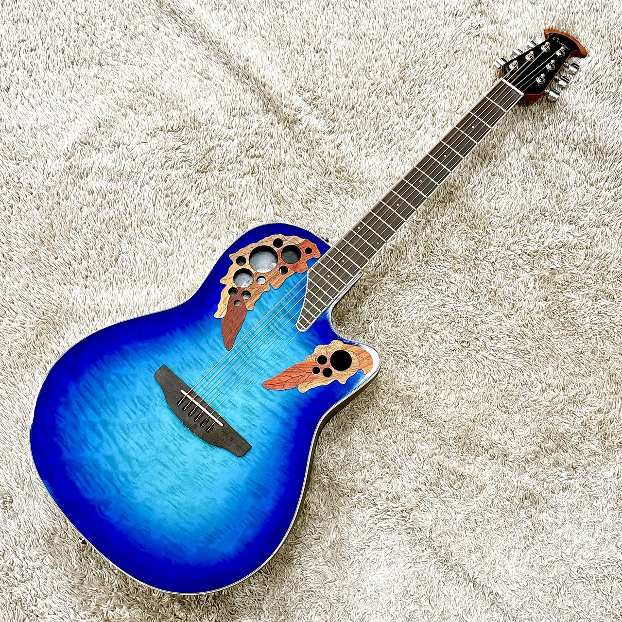 Ovation Celebrity Elite Exotic Super Shallow CE48P-RG-G (Regal To Natural)  【展示入替特価】【エレアコ】（新品特価/送料無料）【楽器検索デジマート】