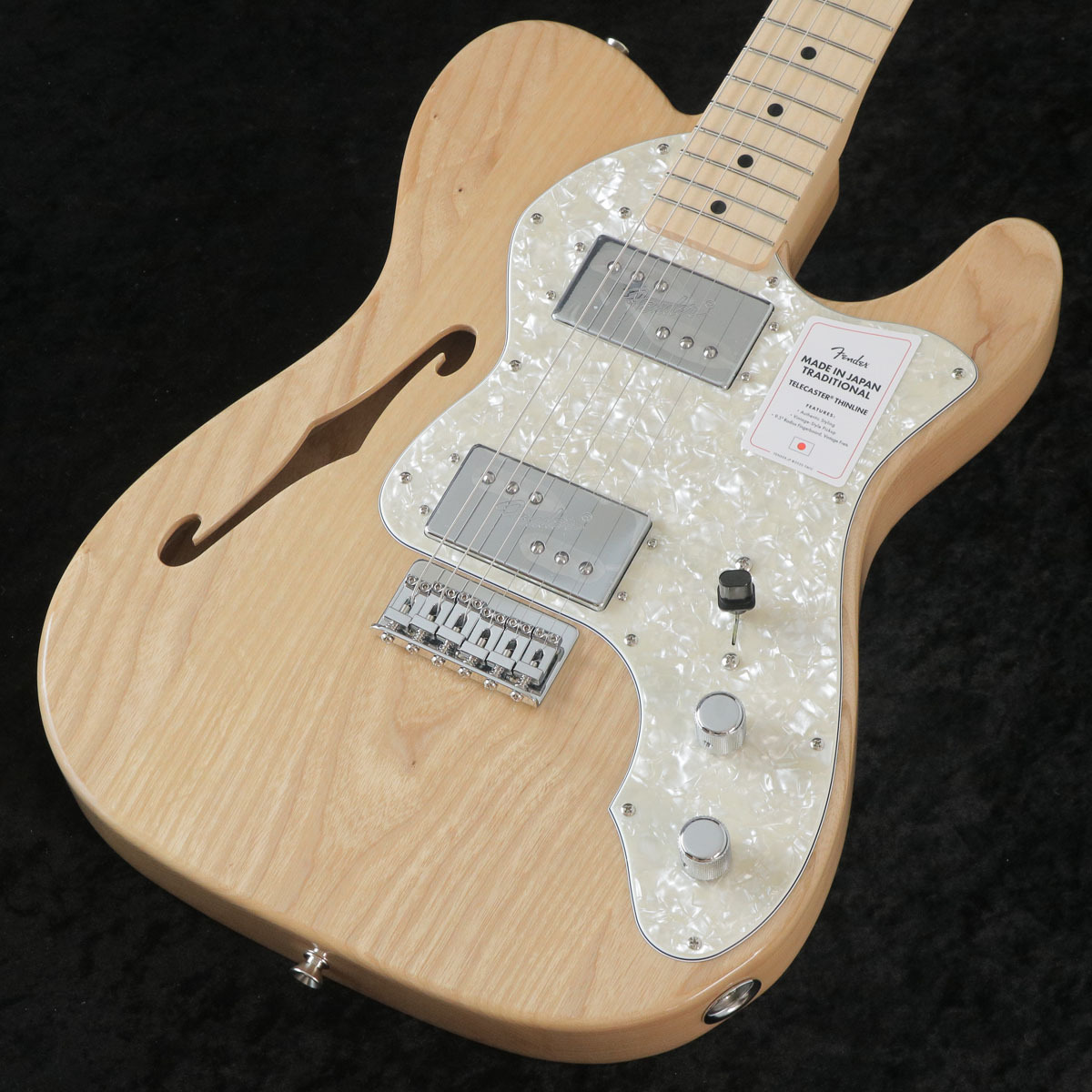 Fender Traditional 70s Telecaster Thinline Natural (重量:3.62kg