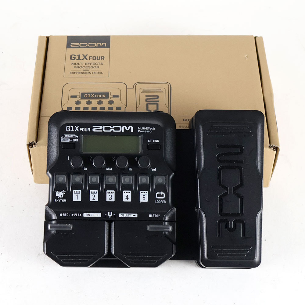 【美品】ZOOM G1X FOUR ギターマルチエフェクター 本体【送料込み】 ZOOM 【中古】 ギターマルチエフェクター ZOOM G1X FOUR（中古/送料