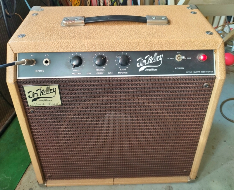 Jim Kelley Single Channel Reverb Combo（ビンテージ/送料無料