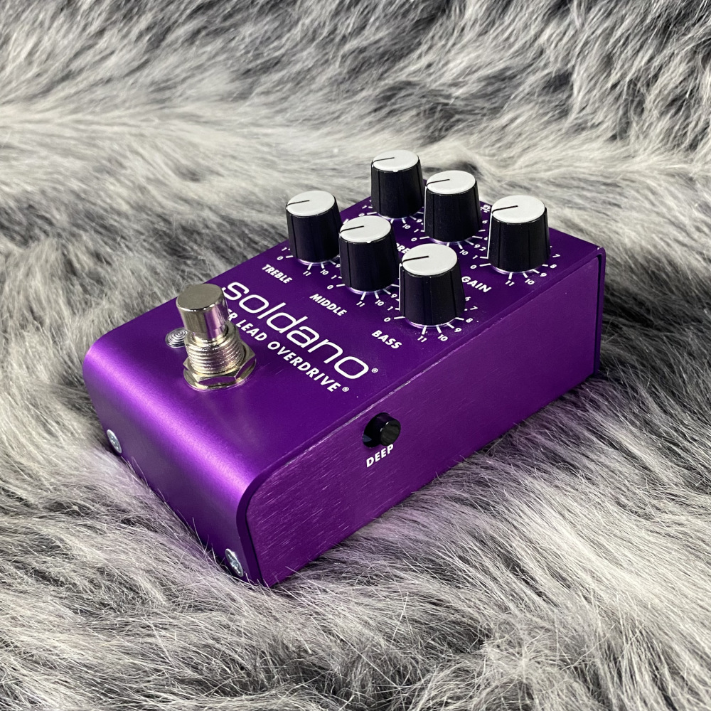 Soldano SLO Pedal Custom Purple Super Lead Overdrive Purple