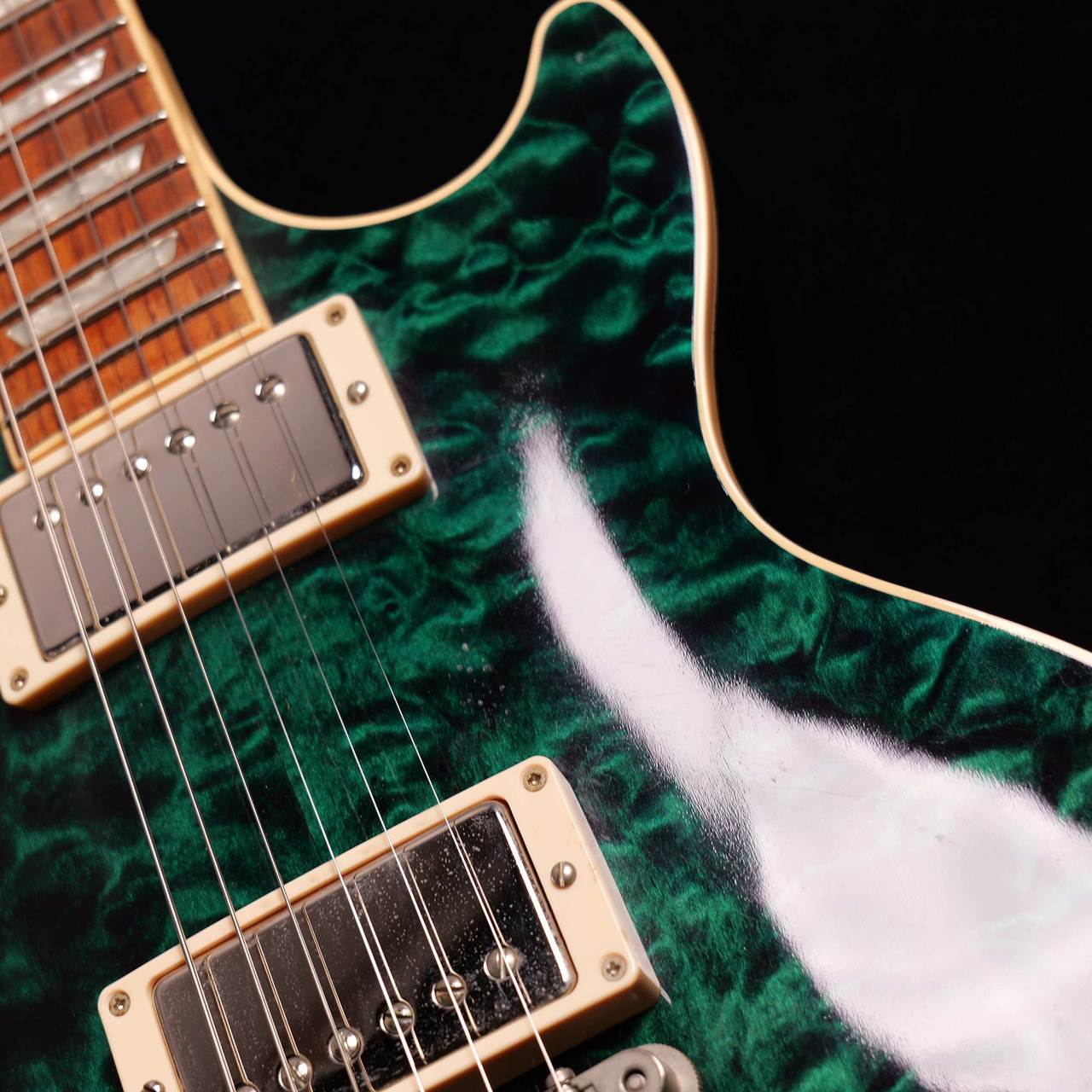 Gibson custom shop YCS QUILT TOP 98年製 Gibson Custom Shop YCS Les Paul Quilt Top Peacock 1996