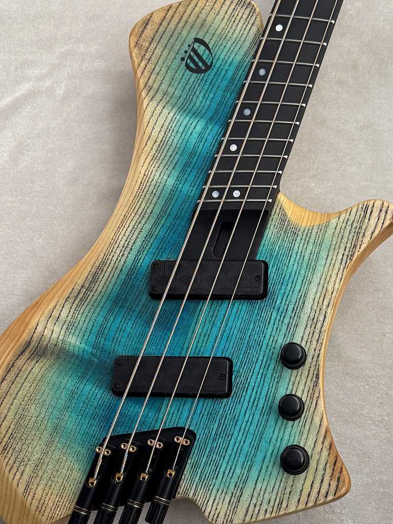 Overload Custom Guitars ACHILLES 4 -Turquoise Burst Satin-【NEW