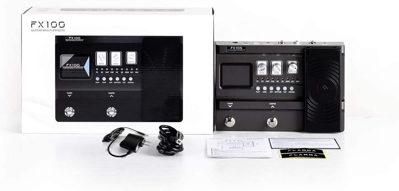FLAMMA FX100 Guitar Pedal Multi-effects Processor with