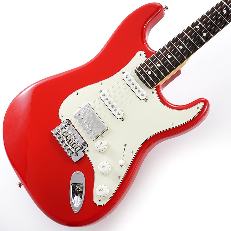ギター Fender 2024 HSS Stratocaster Modena Red Fender 2024 Collection Hybrid II Stratocaster HSS (Modena