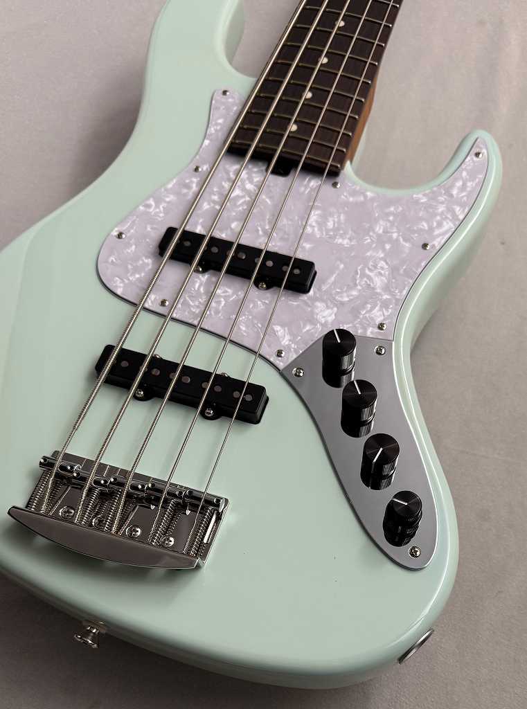 Kikuchi Guitars Custom 5st J Bass -Sonic Blue-【NEW】（新品/送料