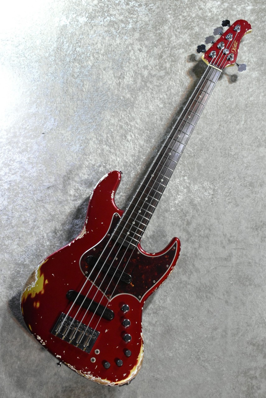 Xotic XJ-1T 5st Heavy Aged-Alder Body -Dark Candy Apple Red/MH