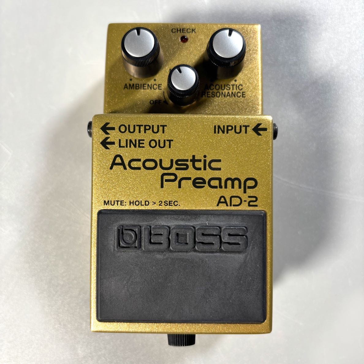 BOSS AD-2 アコースティックプリアンプ美品 BOSS AD-2 Acoustic Preamp アコギ用 プリアンプAD2（B級特価