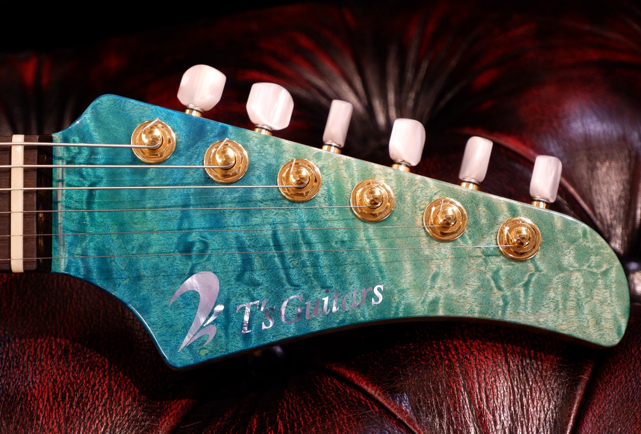 T's Guitars DST-Pro24 Kuro Limited 5A Exoticl Maple Top Honduras