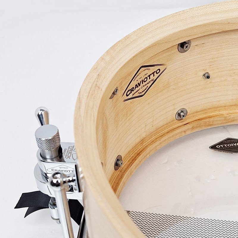 CRAVIOTTO 純正スナッピー Craviotto Custom Shop Solid Maple Snare Drum 14×6.5（新品/送料無料