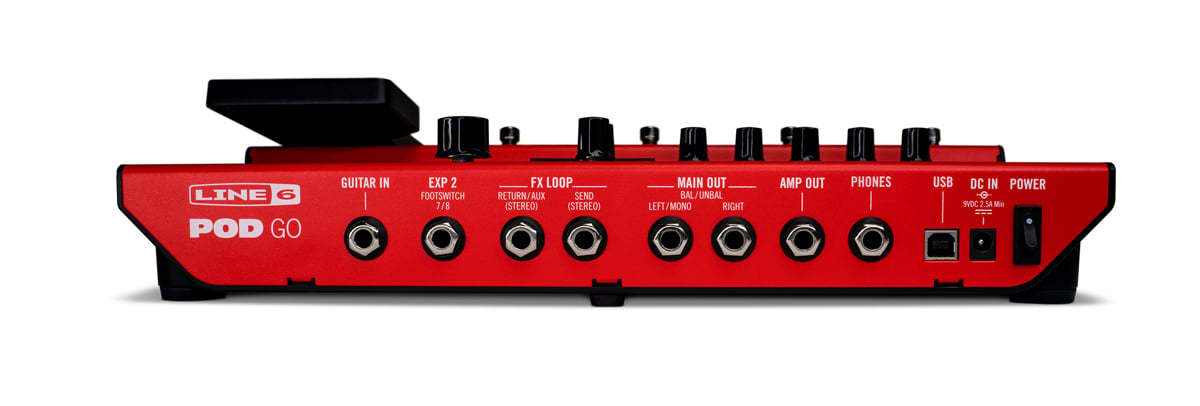 LINE 6 POD Go Limited Edition Red ライン6 ラインシックス マルチ