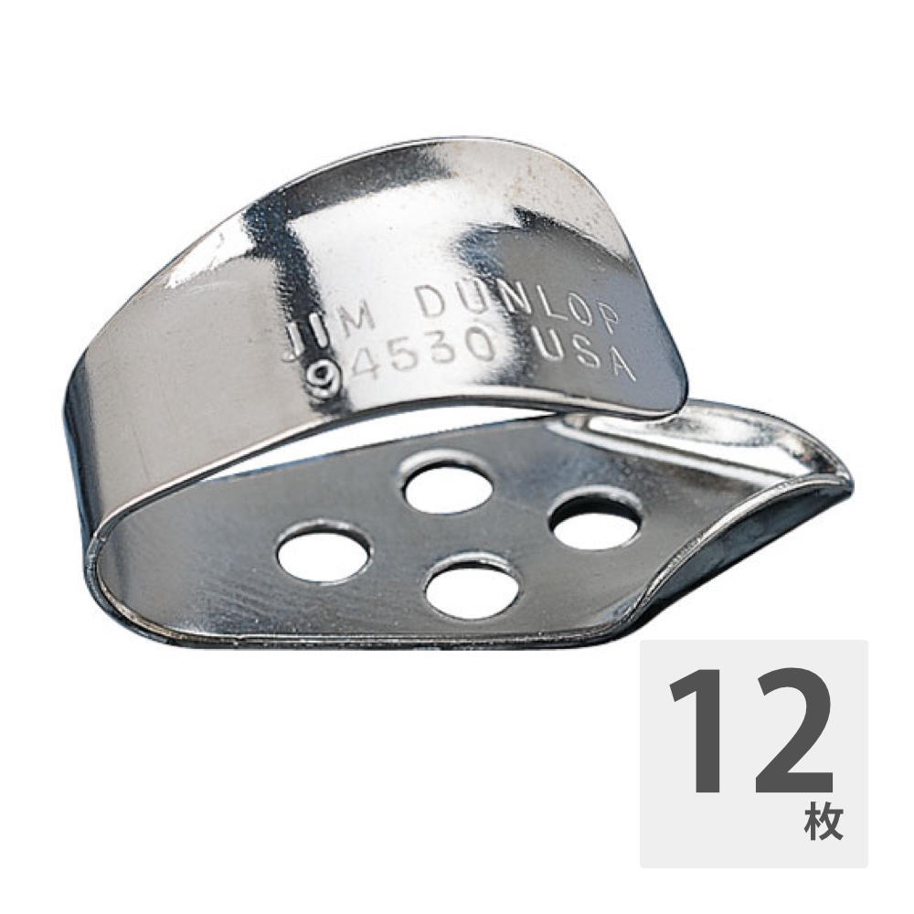 Jim Dunlop Nickel Silver Thumbpick 3040T サムピック×12枚（新品