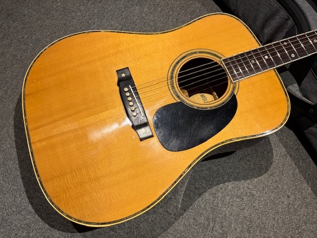 KASUGA D-114 ギター 極上! ハカランダ! 高級機種! アバロン 白蝶貝