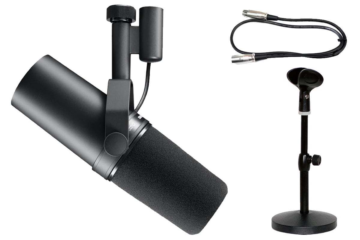 Shure SM7B [卓上マイクスタンド&1mマイクケーブルセット!]【WEBSHOP