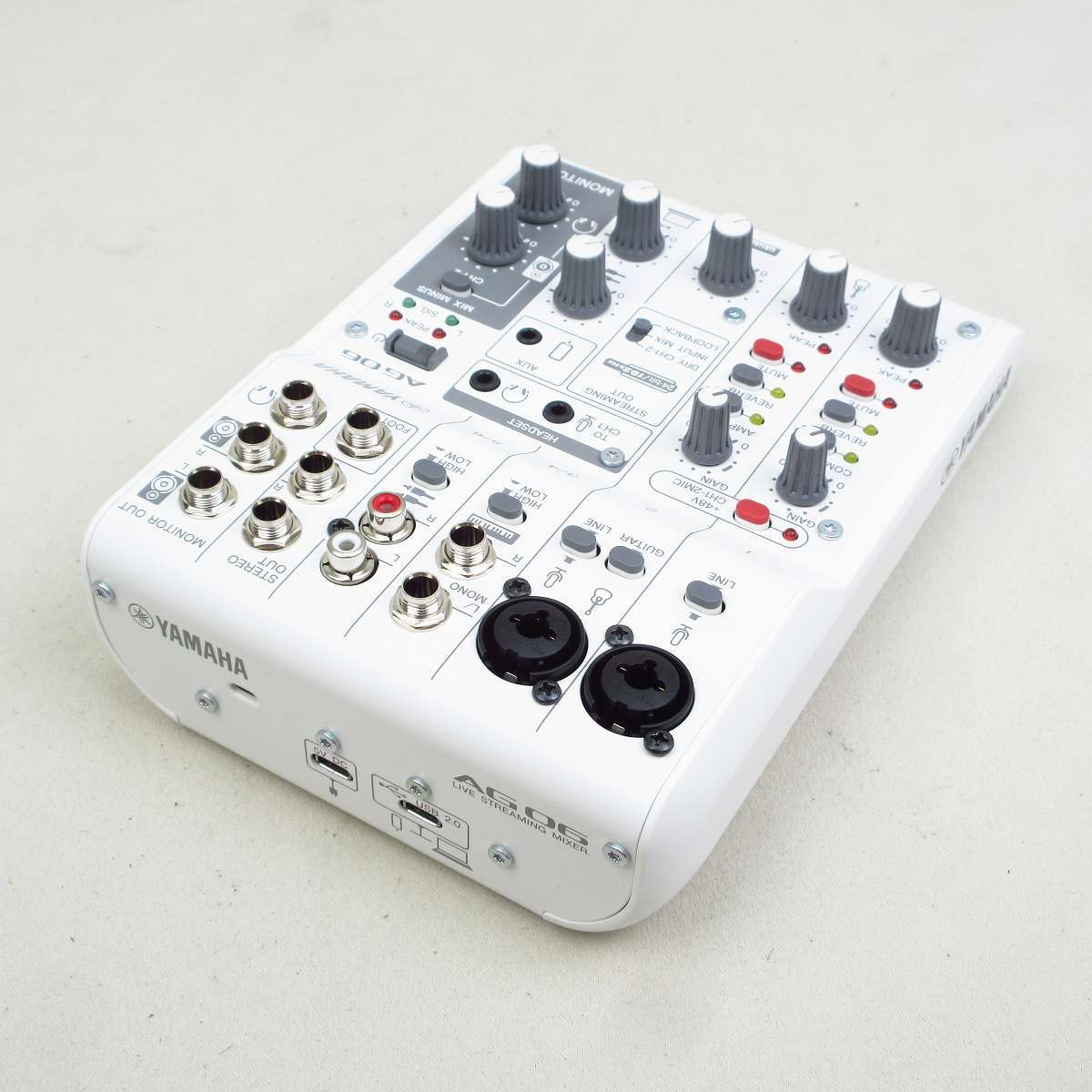 YAMAHA AG06MK2 W ライブストリーミングミキサー 【横浜店】（中古