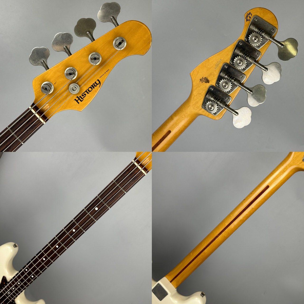 美品 History ヒストリー CZ-BJ4/R ジャズベース ホワイト 白 美品
