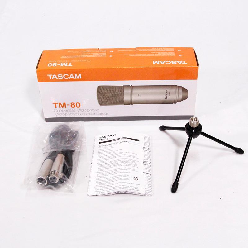 Tascam USED 中古 TM-80 (シルバー)(タスカム)(コンデンサーマイク