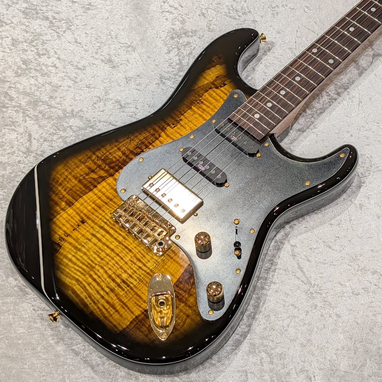 Kz Guitar Works ST Trad 22 " Custom " / Black Burst【当店カスタムオーダーモデル】