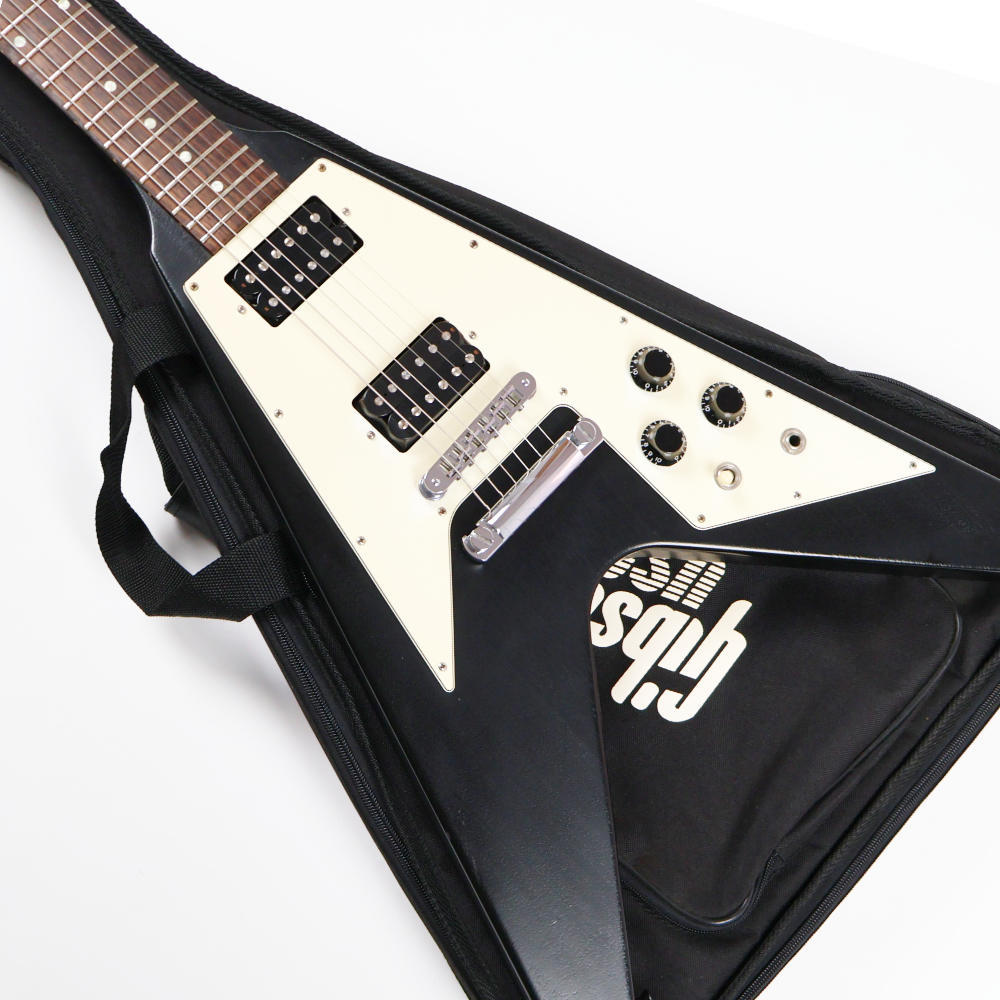 Gibson Flying V エレキギター ブラック Gibson '70s Flying V Mirror Guitar Center-Exclusive Electric