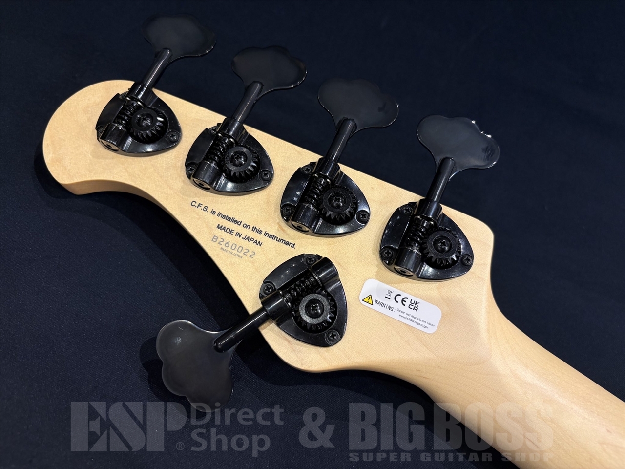 FUJIGEN(FGN) JMJ52B-ASH-M / Open Pore Black（新品/送料無料）【楽器