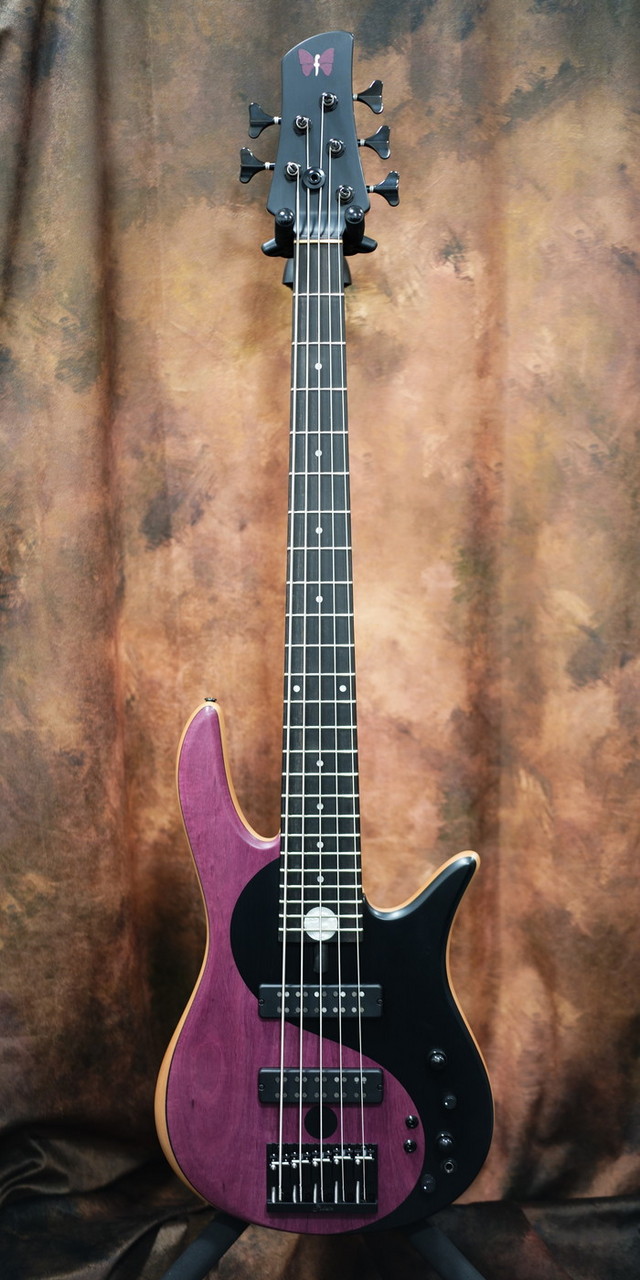 Fodera Yin Yang 5 Standard Reverse Purpleheart（新品/送料無料