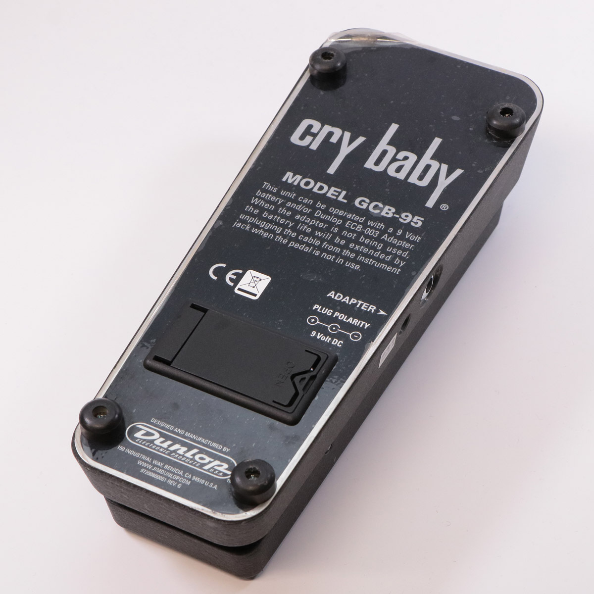 Cry Baby GCB-95 ワウペダル 旧ロゴ Jim Dunlop USA Crybaby GCB-95 ワウペダル Jim Dunlop クライベイビー - メルカリ