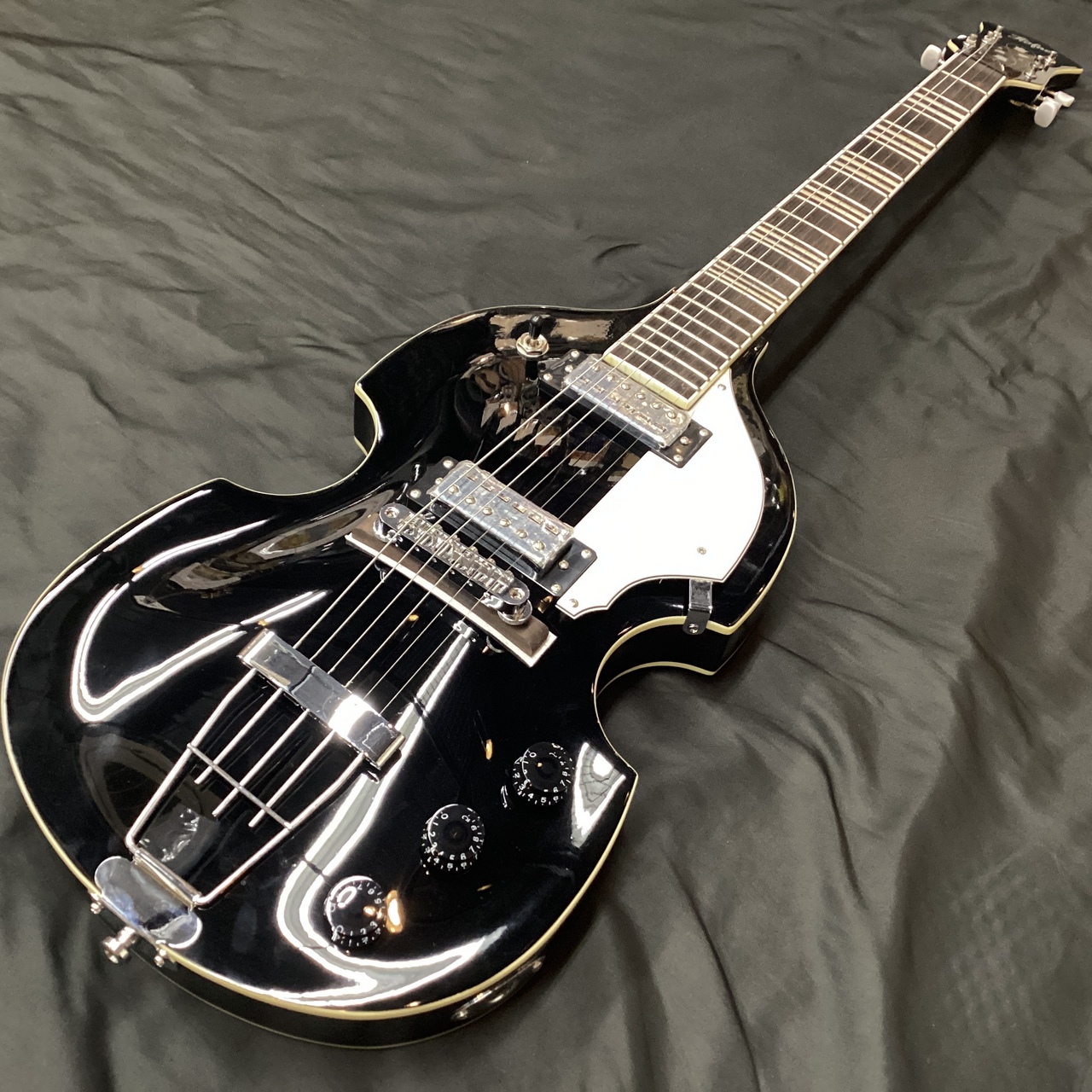 Hofner HI-459-PE BK(ヘフナー、バイオリンギター、ブラックカラー)（B