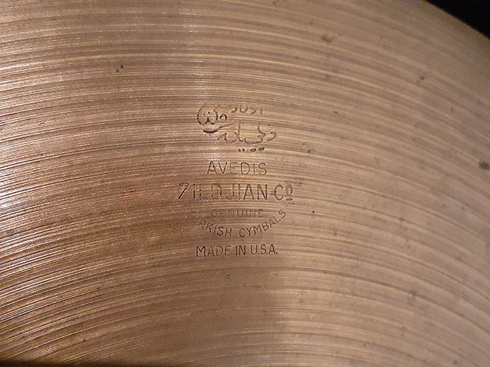 Zildjian 【VINTAGE】50s OLD A Small Stamp 14