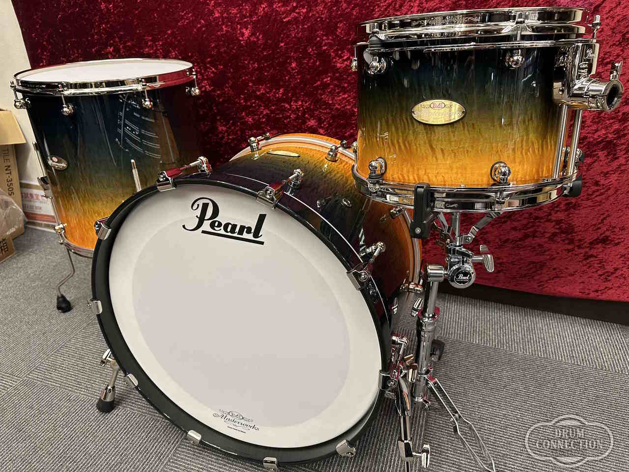 Pearl Masterworks Heritage Artisan Custom 3pc 22/13/16 Kit -Dusk