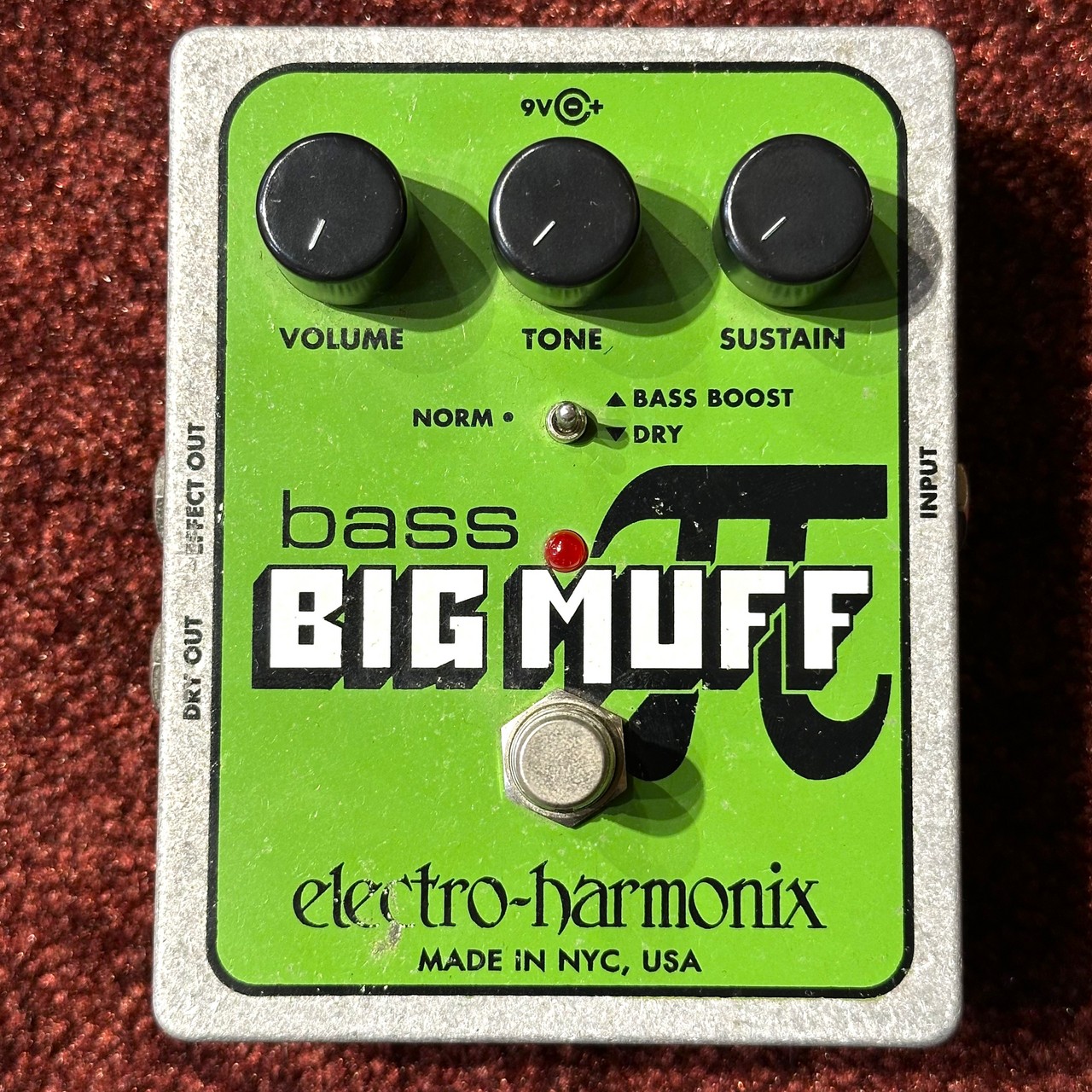 エレハモ　NANO BASS BIG MUFF　中古美品 electro-harmonix Nano Bass Big Muff Pi｜ミュージックランドKEY