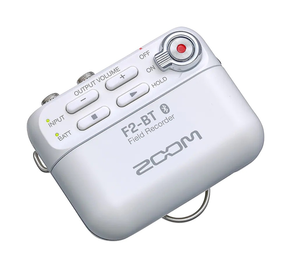 ZOOM F2-BT/W ホワイト Bluetooth機能内蔵 ラベリアマイク付き