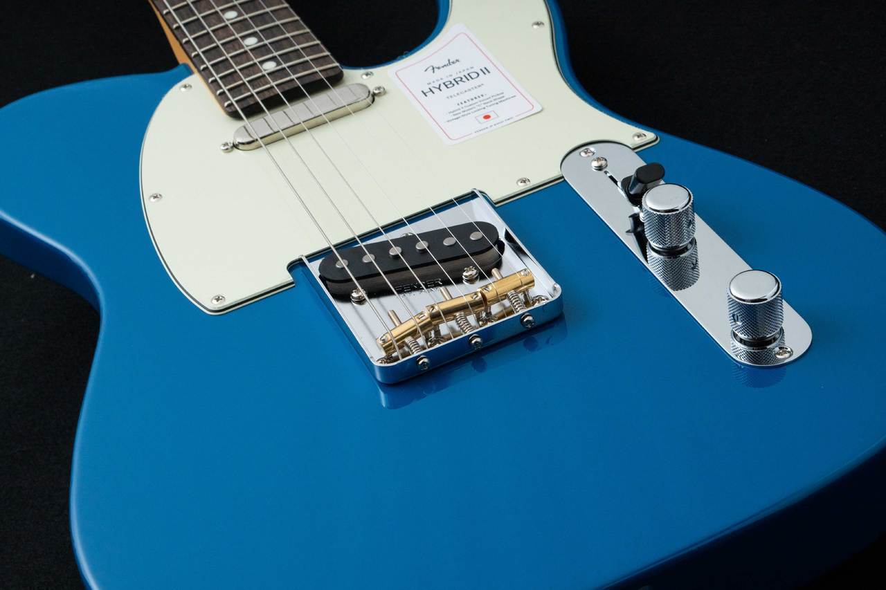 Fender Japan Telecaster 青 ギターケース付き Fender Made in Japan Hybrid II Telecaster Rosewood