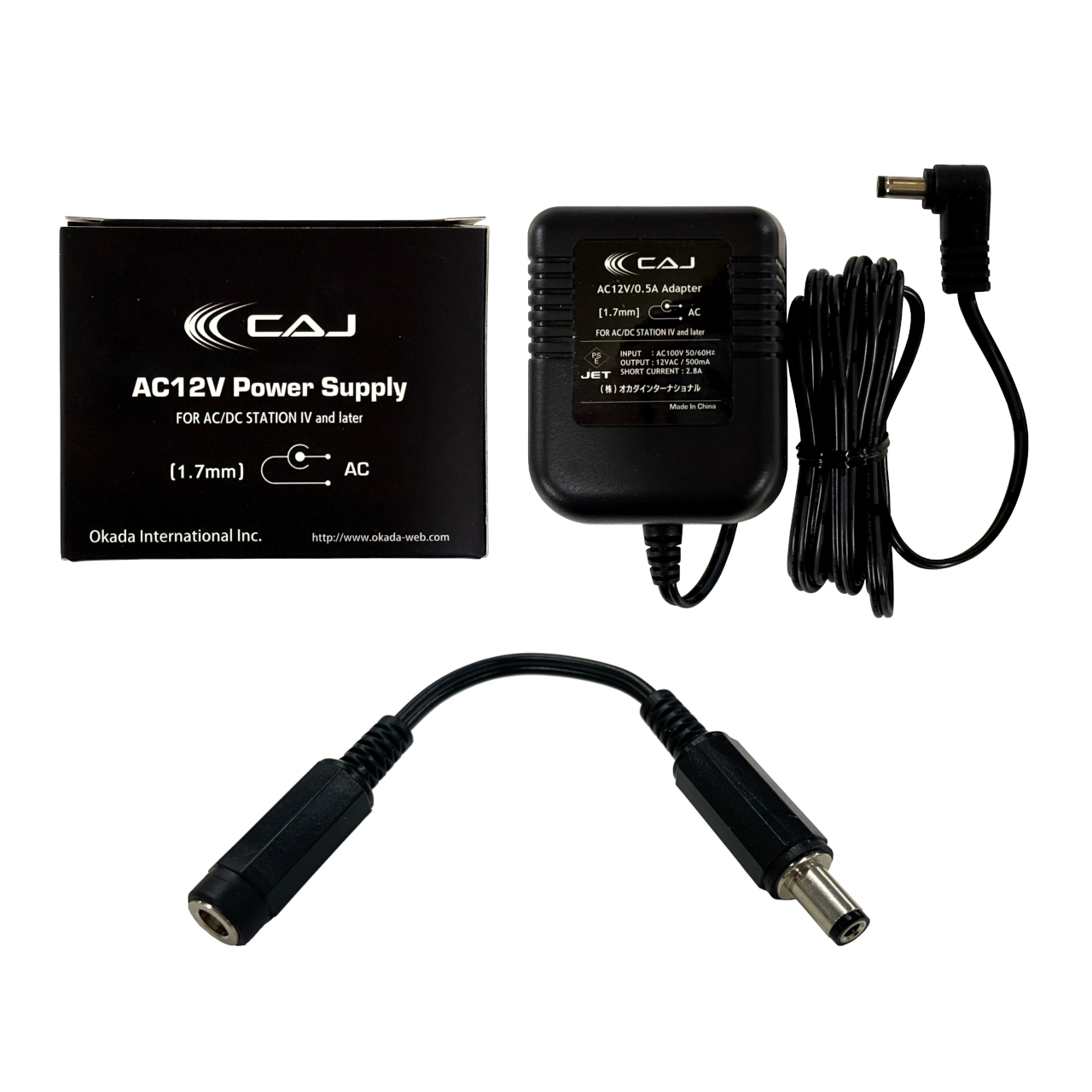 Custom Audio Japan(CAJ) AC/DC Station IV and later Adapter (2.5mm