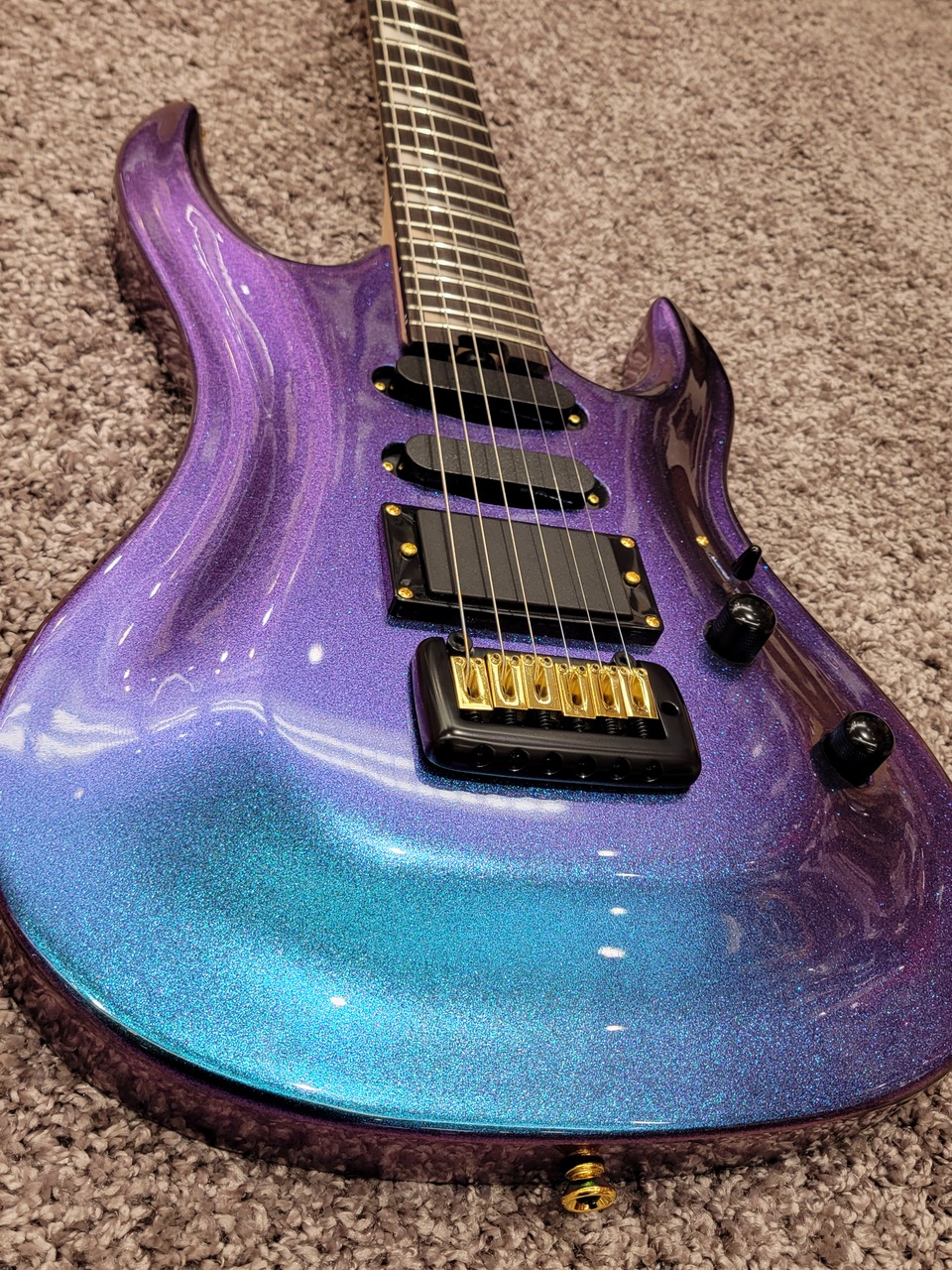 Aria Pro II MAC-CC Blue/Purple [マジョーラカラーモデル]（B級