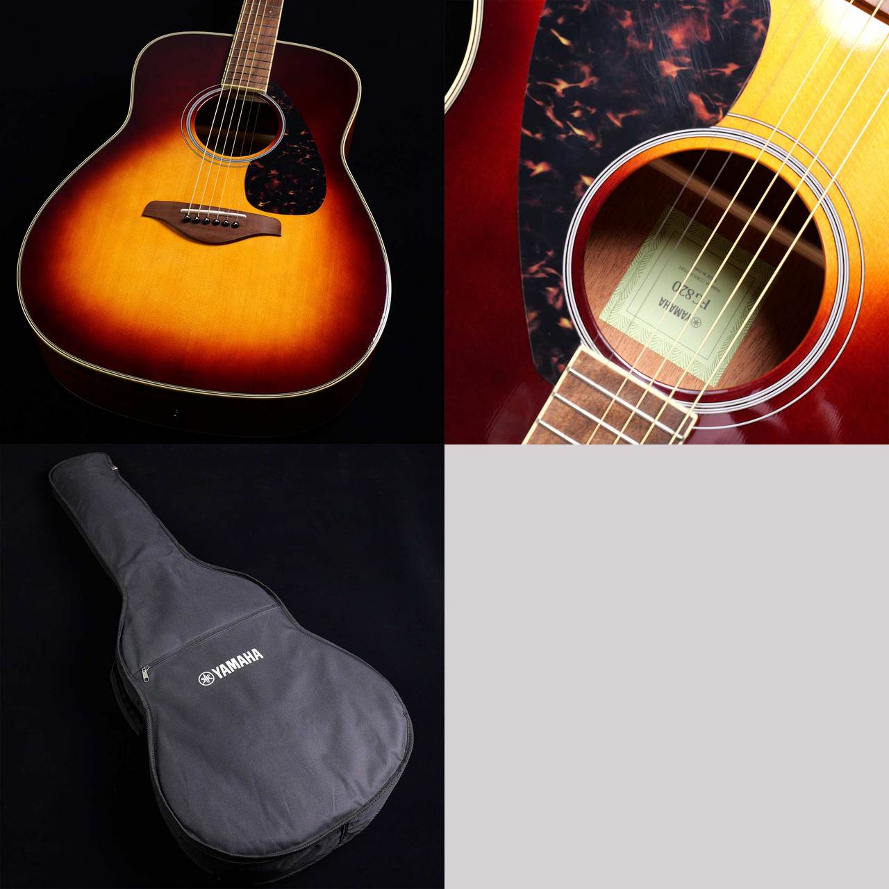 YAMAHA FG820 BS (ブラウンサンバースト) アコースティック