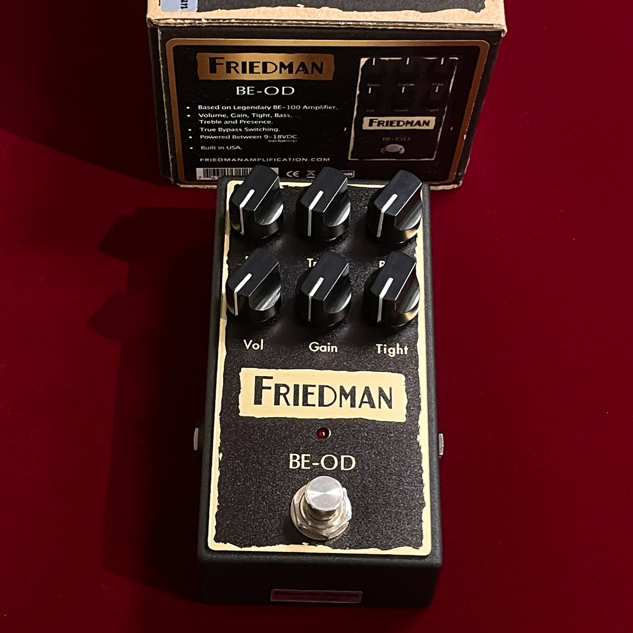 Friedman BE-OD 【BE-100再現ペダル】（新品/送料無料）【楽器