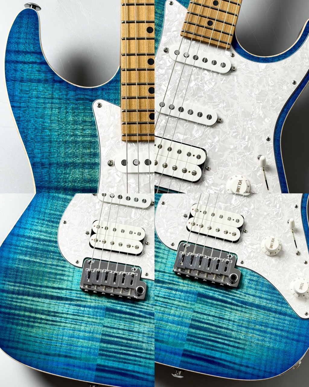 Suhr Standard Plus -Aqua Blue Burst- 【美品中古】【柾目ネック