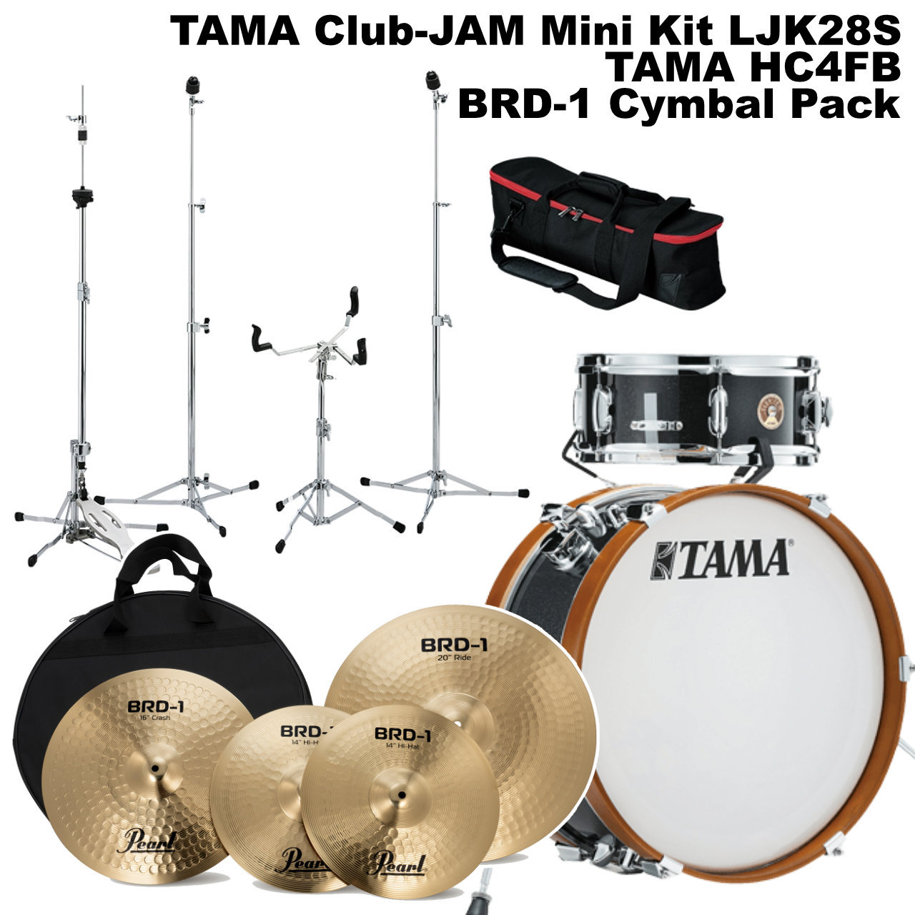 Tama LJK28S-CCM [Club-JAM Mini Kit シンバル&ハードウェアセット
