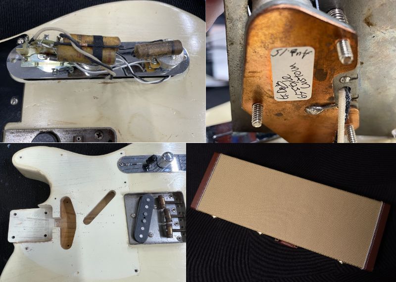 スクワイアネック チャンドラー ボディ NO BRAND Fender Mex Esquire Neck & No Brand TL Body w/Grinning Dog