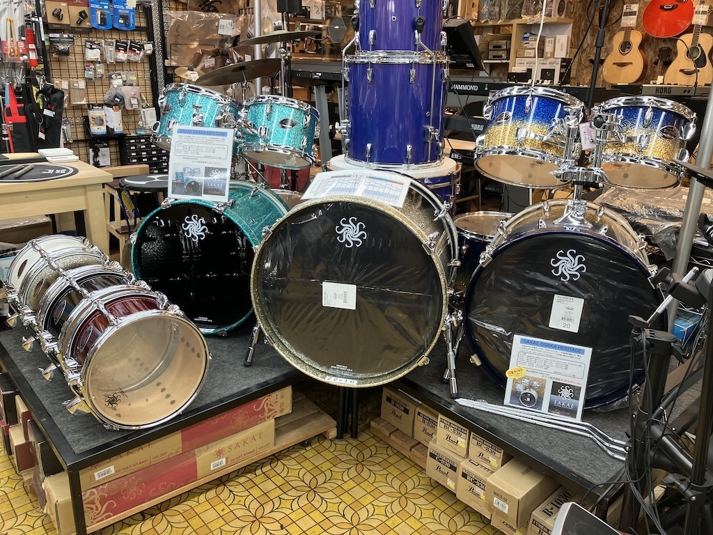 SAKAE OSAKA HERITAGE EVOLVE 20インチバスドラ4点セット（新品