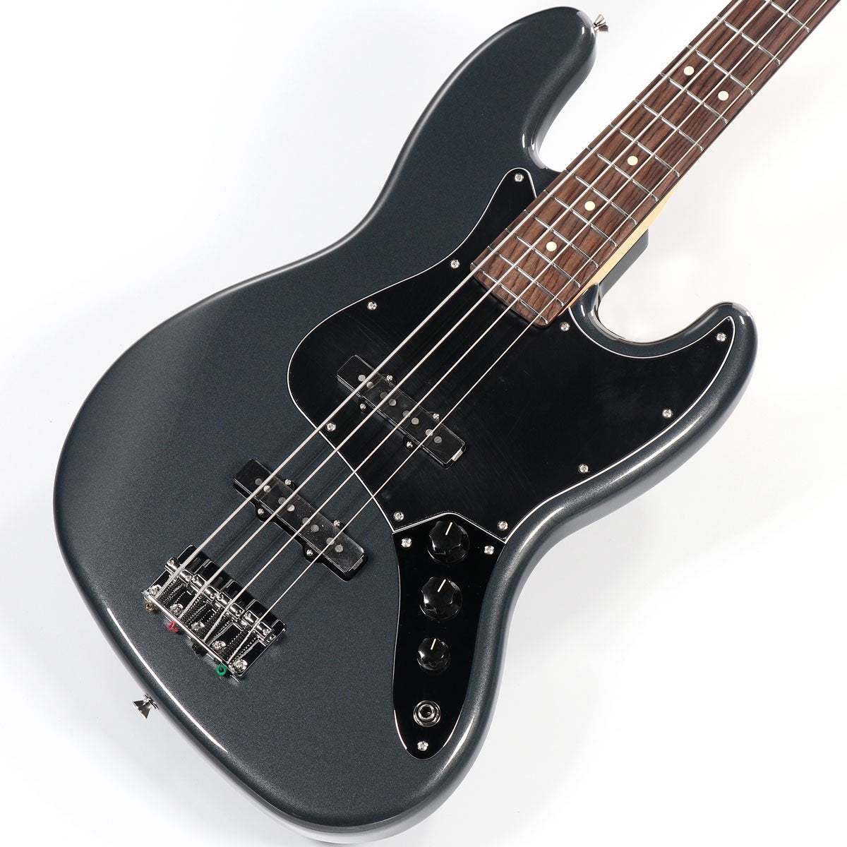 Fender FSR Collection Hybrid II Jazz Bass Charcoal Frost Metallic